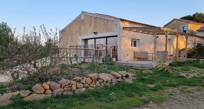 grand gite avec balcon vue nature