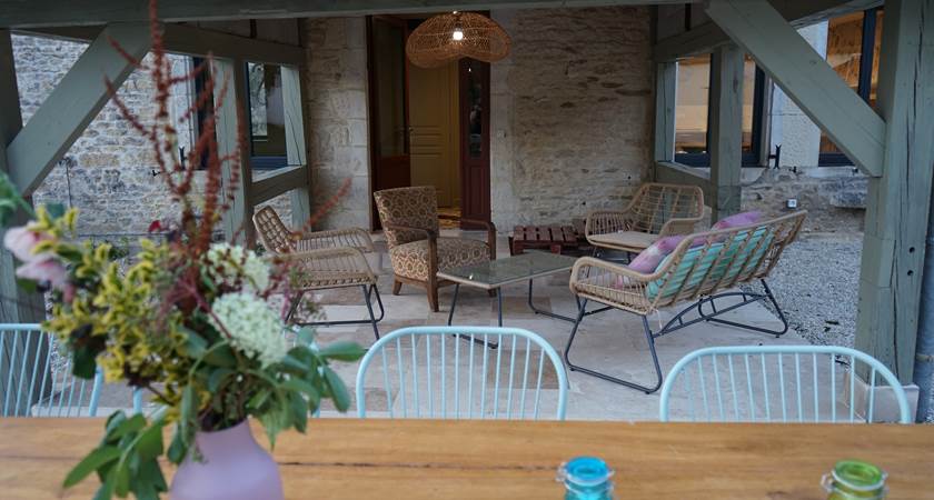 terrasse salon de jardin