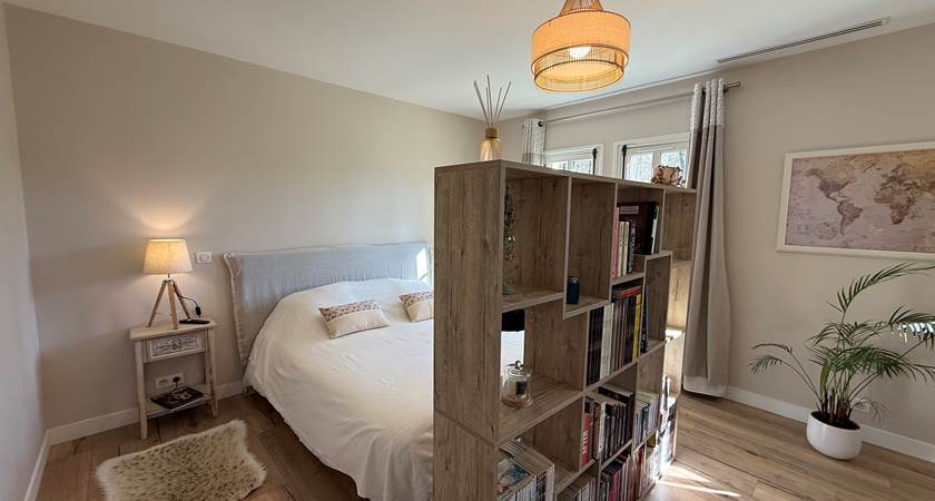 Lit et Bibliothéque suite Pierre 2