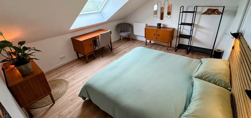 Chambre 2, lit 180x200