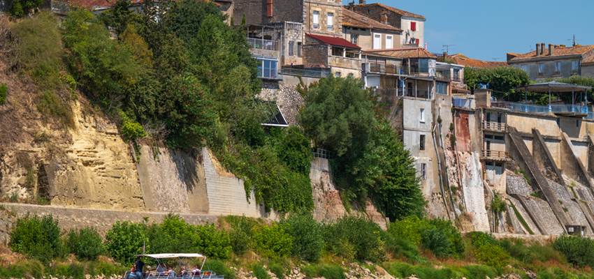 La vue magnifiques du site remarquable des quais de Tonneins