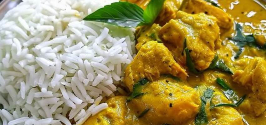 Le sauté de filet de poulet au curry