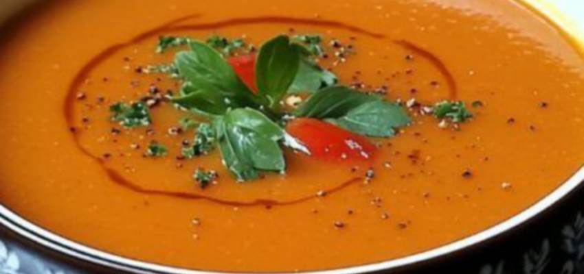 Le velouté de tomates