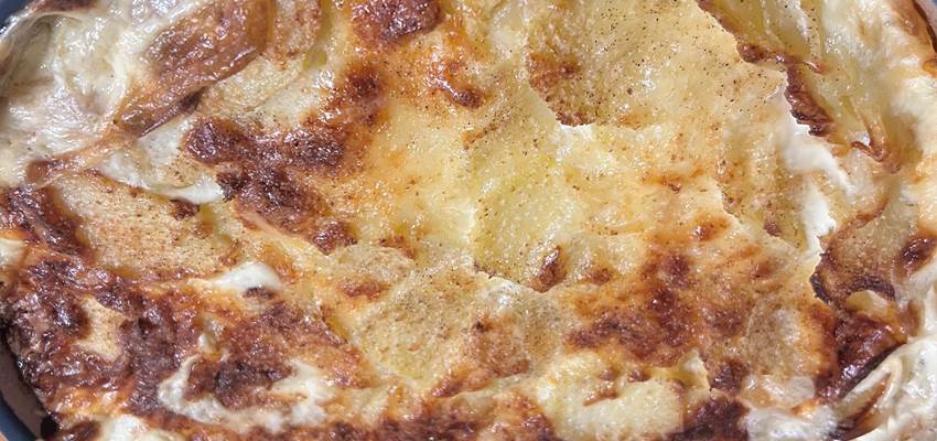 En accompagnement : un bon gratin dauphinois