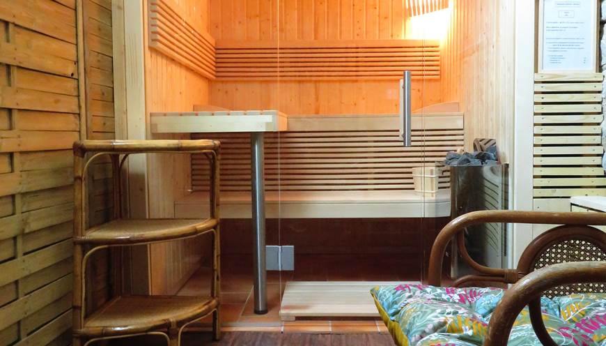 Sauna privatif a disposition