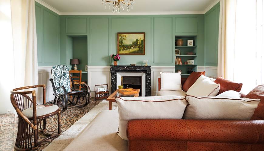 Salon gite de charme Le Quatre feuilles proche du Puy du Fou