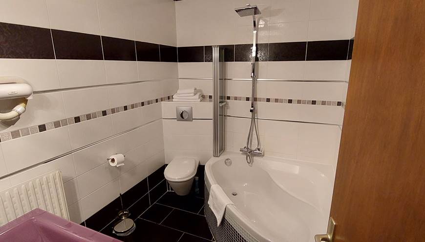 Hostellerie du grand duc salle de bain 2