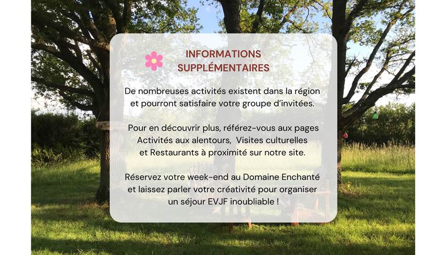 EVJF Le Domaine Enchanté