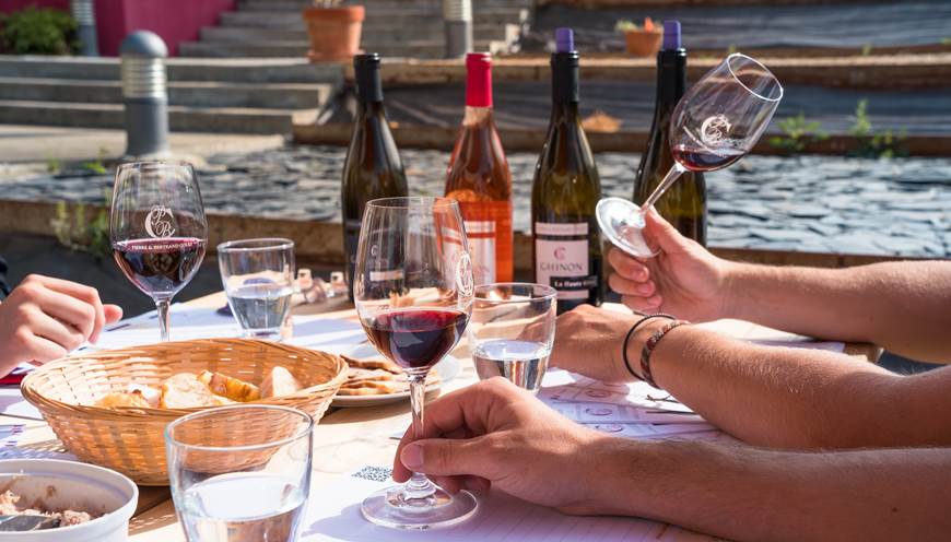 Dégustation chez Pierre et Bertrand COULY