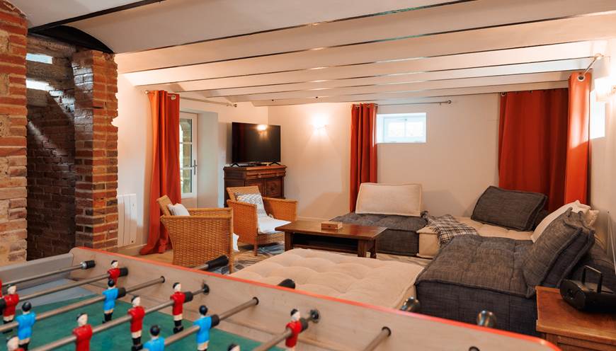 Salle de jeux gite de charme le Quatre Feuilles proche Puy du Fou