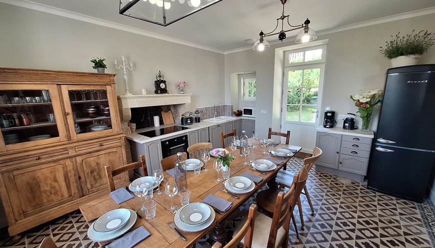 table sans nappe gite de charme le quatre feuilles