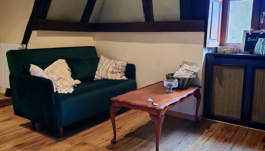 Séjour tiny appartement Bonfarto Locations