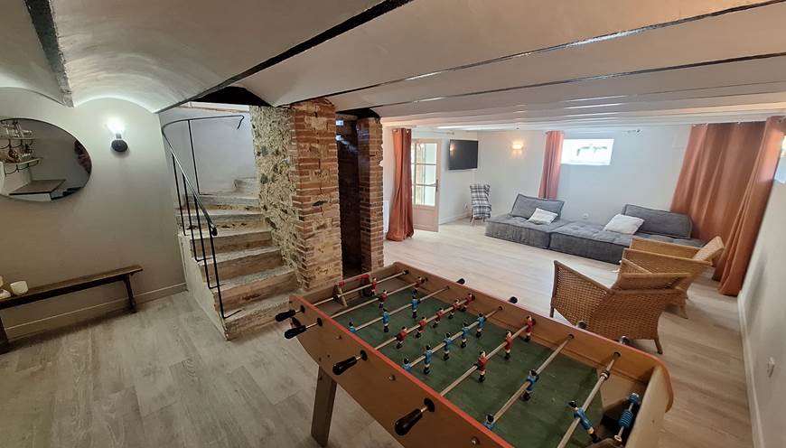 salle de jeu gite de charme le quatre feuilles