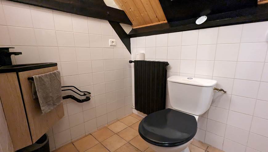 Salle d'Eau. WC et lavabo