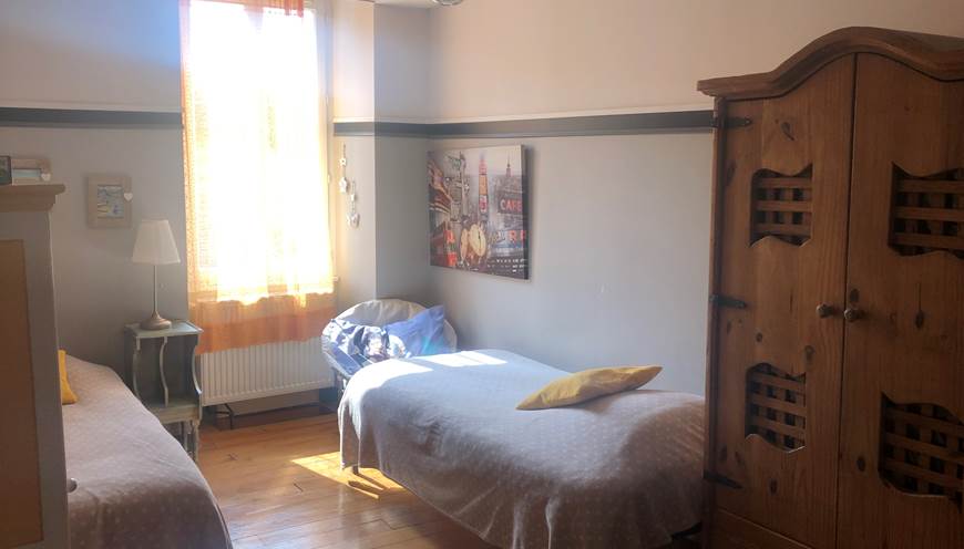 chambre 3 rdc 2 lits en 90