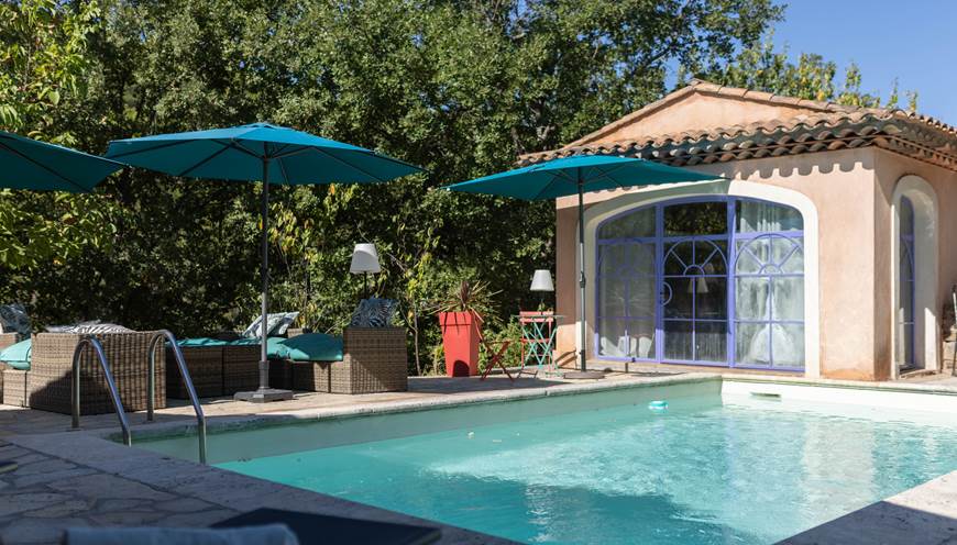 Vue Piscine Partagée  "Casa AMMIRATI Flayosc "