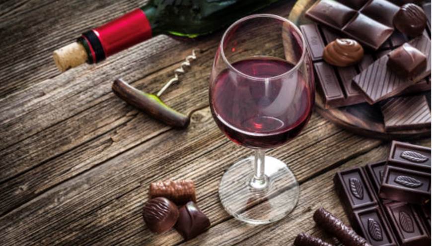 Paarungsverkostung - Wein und Schokolade