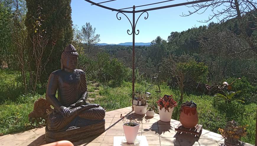 Vue de la Grande Terrasse du Mas