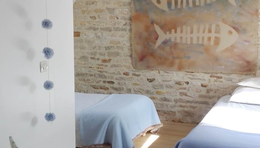 Chambre enfants suite familiale à La Malposte à Reviers