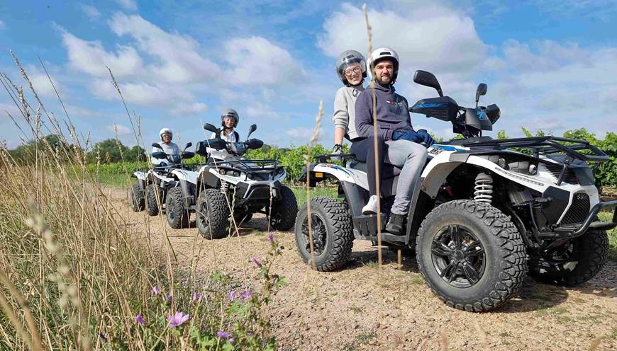 Balade en quad electrique