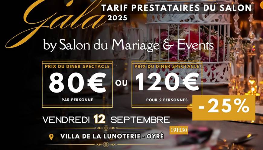 affiche pub prestataires salon du mariage