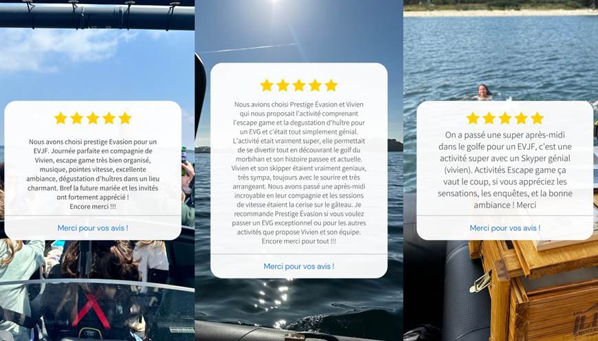 Avis Google EVG / EVJF
