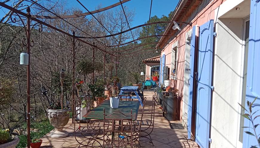 Vue de la Grande Terrasse du Mas