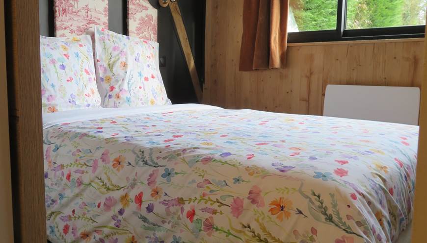 vue jardin de la chambre