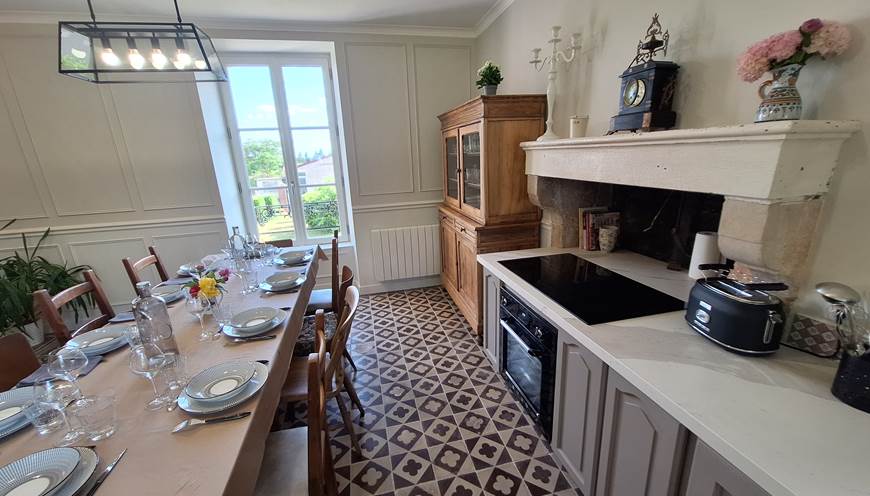 table cuisson gite de charme le quatre feuilles