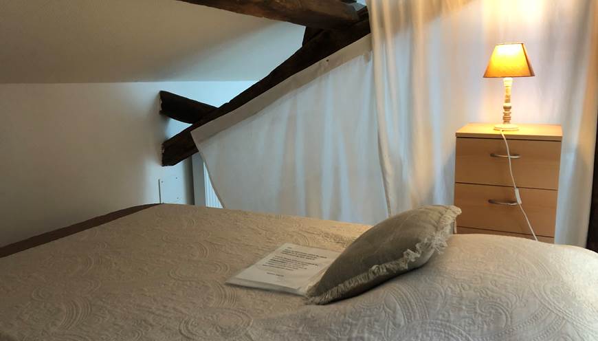 chambre dortoir 4 personnes  à l'étage. lit en 120cm