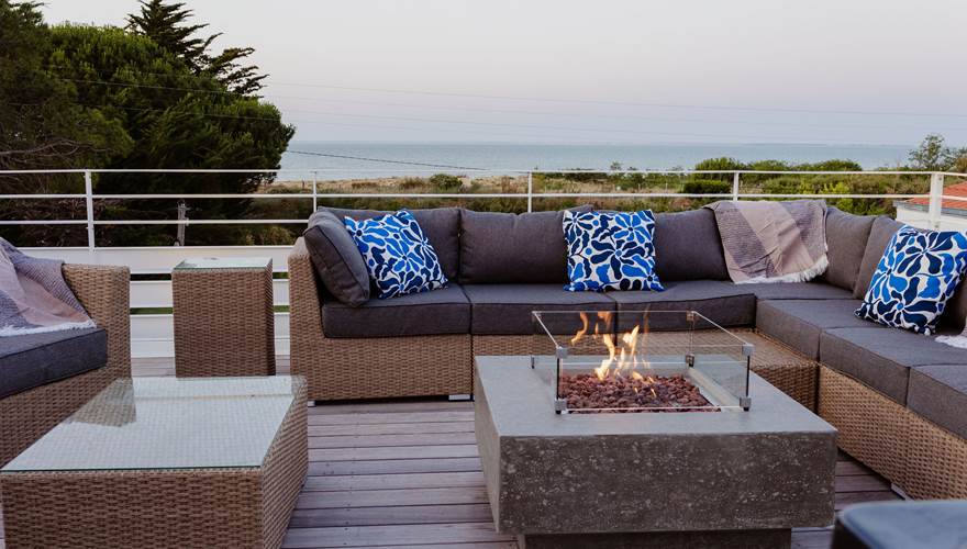 TERRASSE VUE MER DE NUIT XO 17