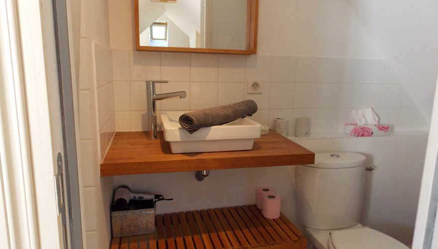 Domaine du Gué du Roi Chambre d'Hôtes Vitrail Salle d'Eau