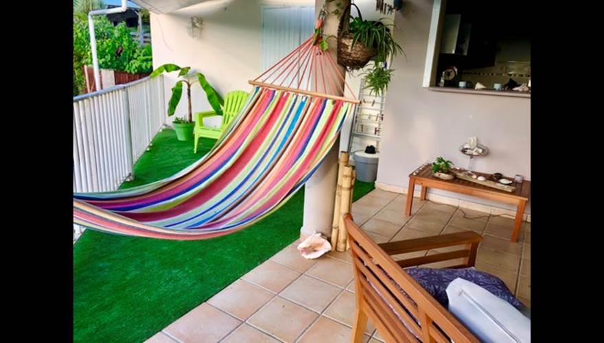 Photo de Al 1-2024 - coin hamac terrasse maison
