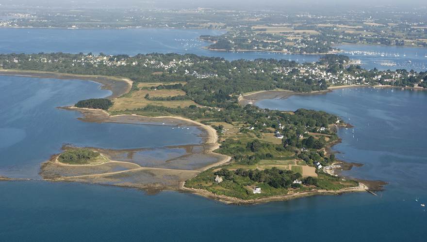 Île-aux-Moines vue Aérienne