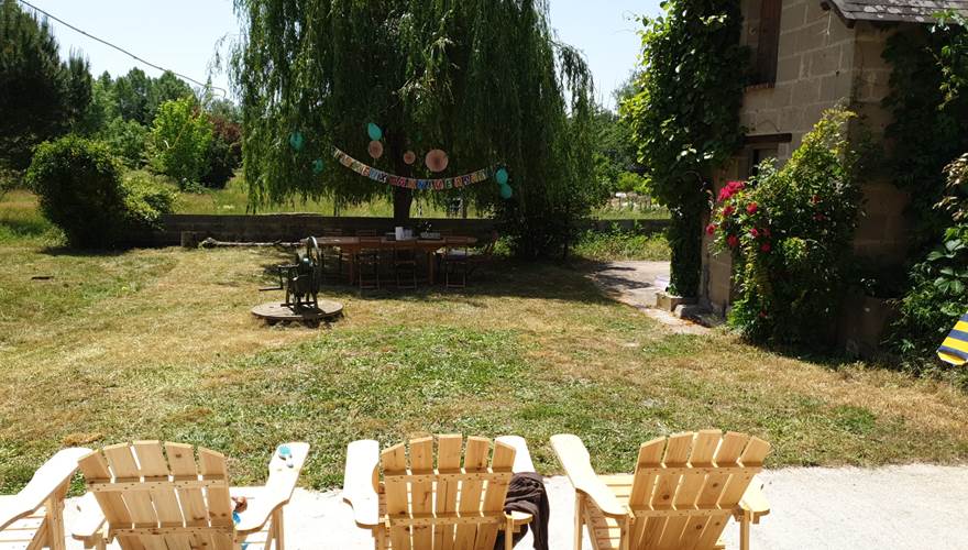Terrasse et jardin