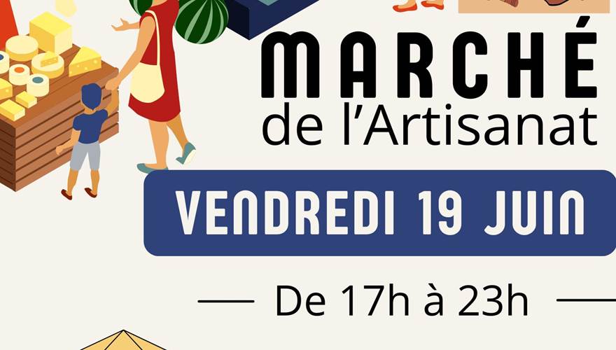 Affiche événement marché producteurs locaux isométrique