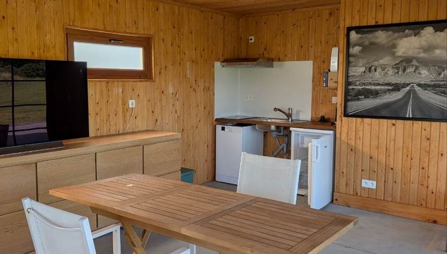 Option: espace privatif dans le poolhouse
