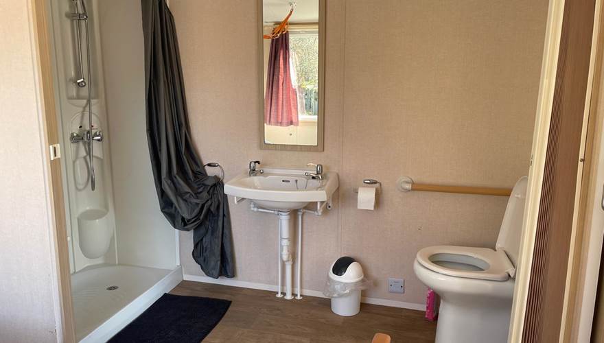 Mobil-home douche et WC