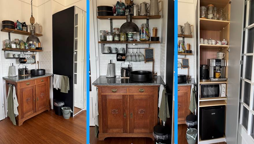 Coin kitchenette