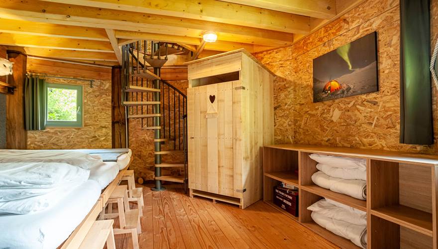 Toilette sèche dans la Cabane