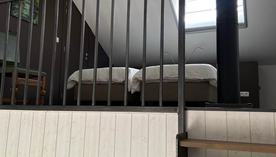 Mezzanine avec 2 lits simples