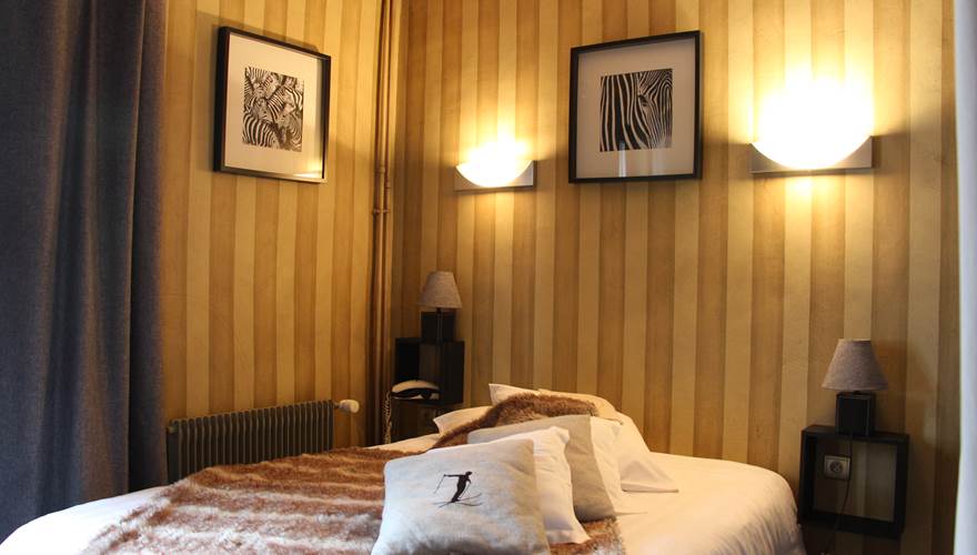chambre  avec balcon rayure, esprit design