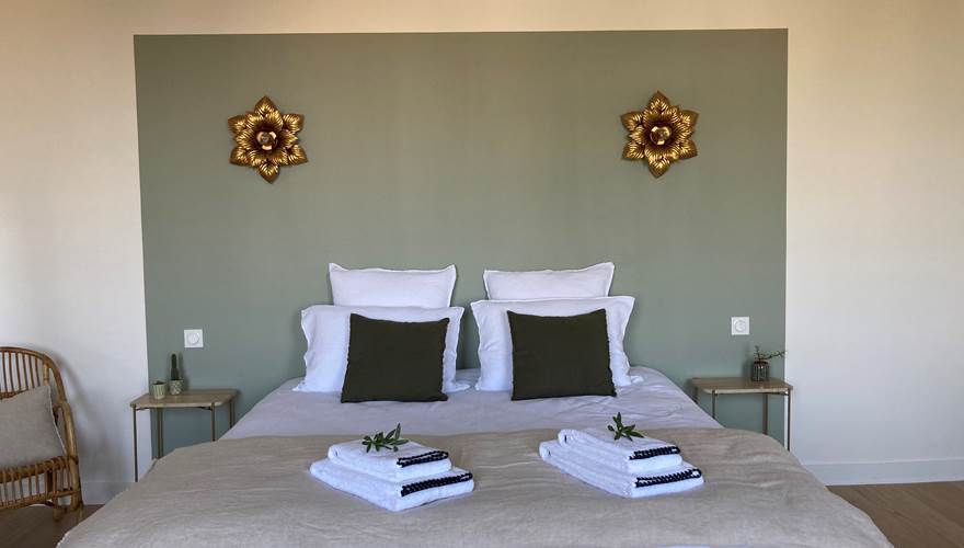 Chambre verte king size