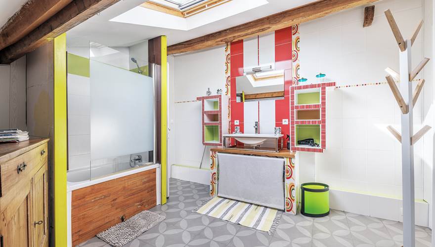 salle de bain étage
