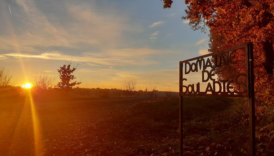 Coucher de soleil.