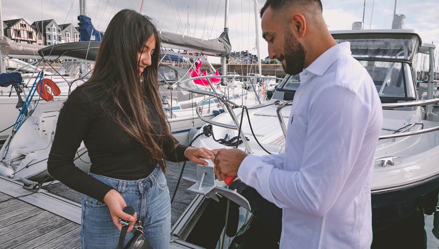Couple fiancé