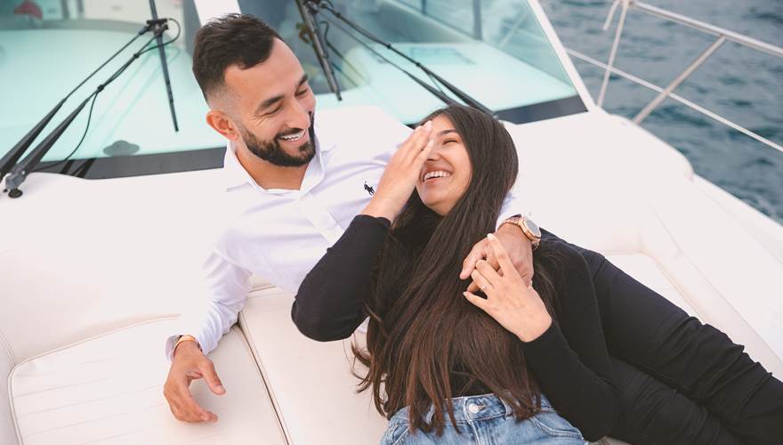 Couple fiancé