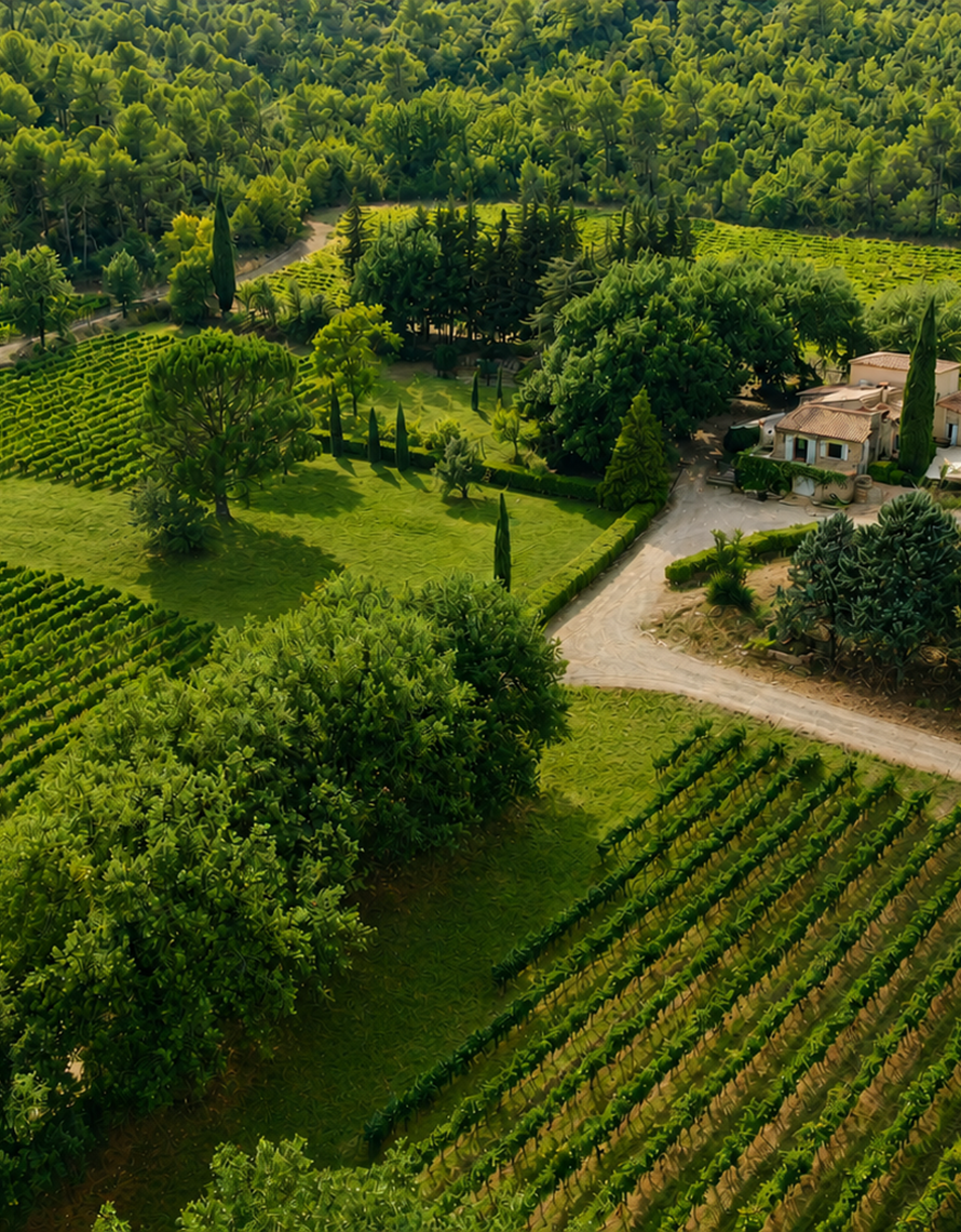 Vue Bastide et vignes-photo-contact