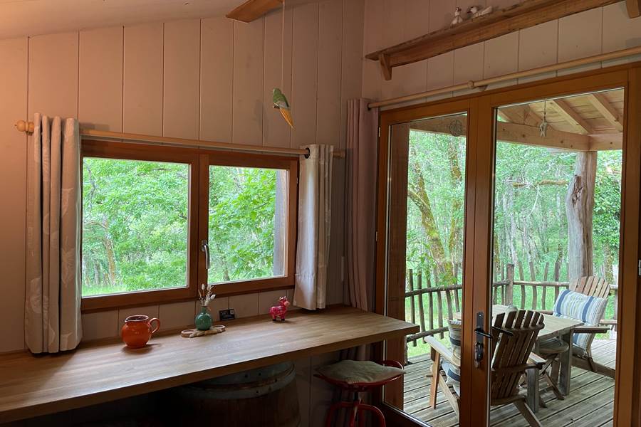 Entrée & Table - Cabane MELEZE