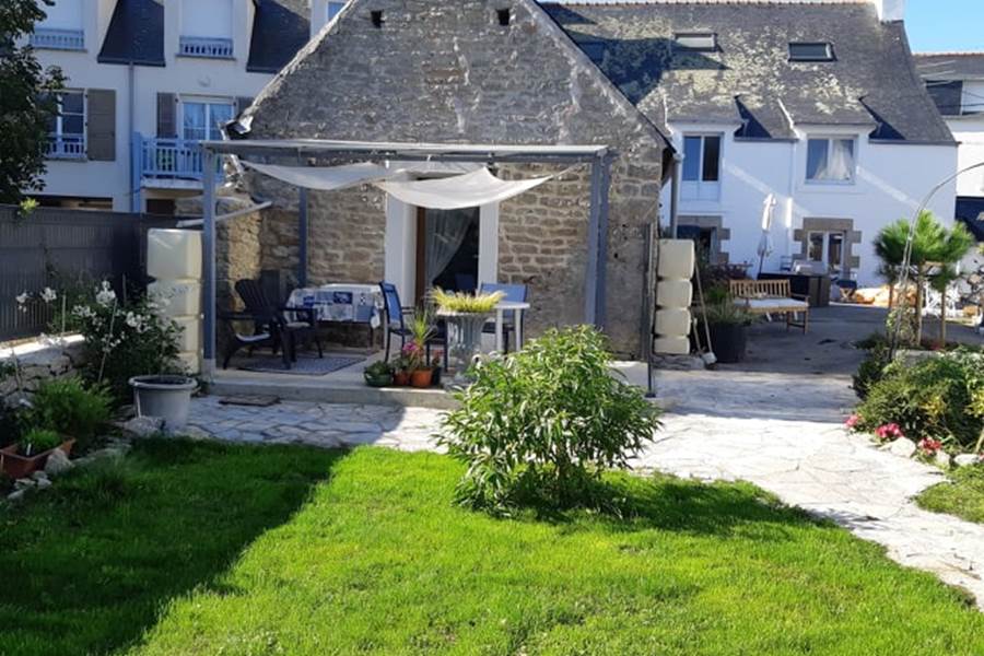 Terrasse sur jardin